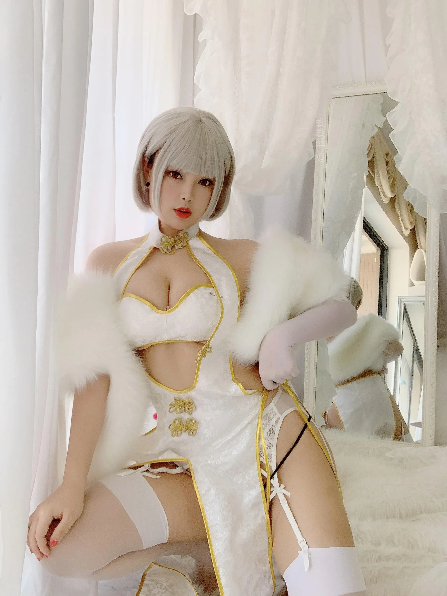 白烨 – NO.12 白旗袍 [41P]插图8
